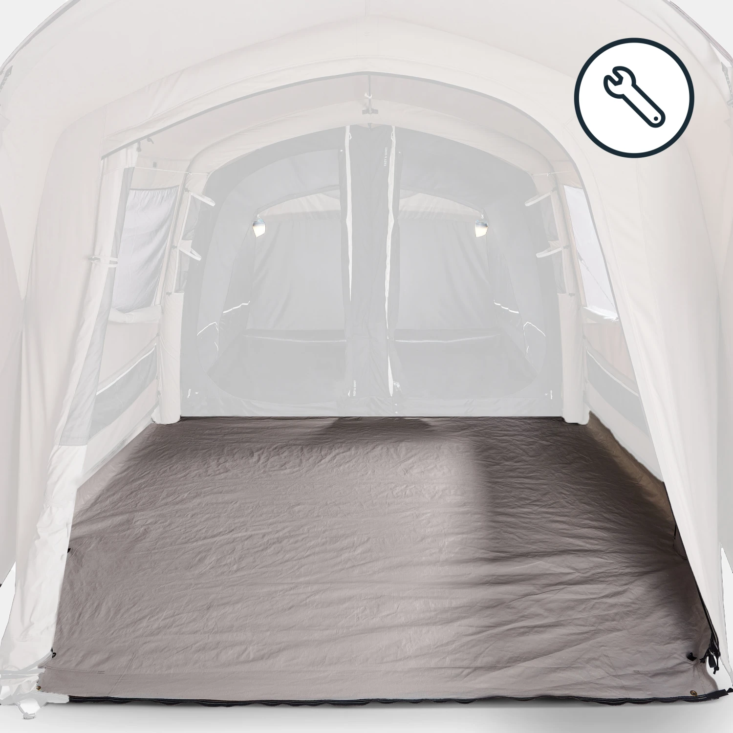 Quechua Groundsheet Air Seconds 4.2 Polycotton Tent Spare Part 1 Quechua Groundsheet Air Seconds 4.2 Polycotton Tent Spare Part