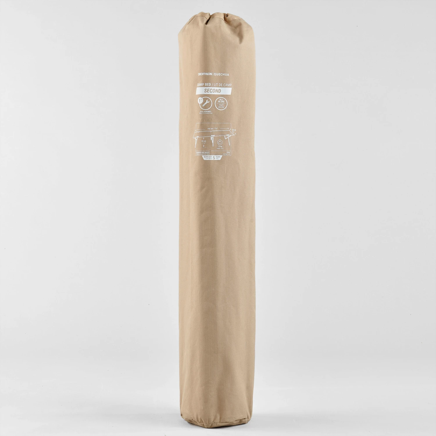 Quechua CAMP BED FOR CAMPING - CAMP BED SECOND 65 CM - 1 PERSON 3 Quechua CAMP BED FOR CAMPING - CAMP BED SECOND 65 CM - 1 PERSON - Image 3