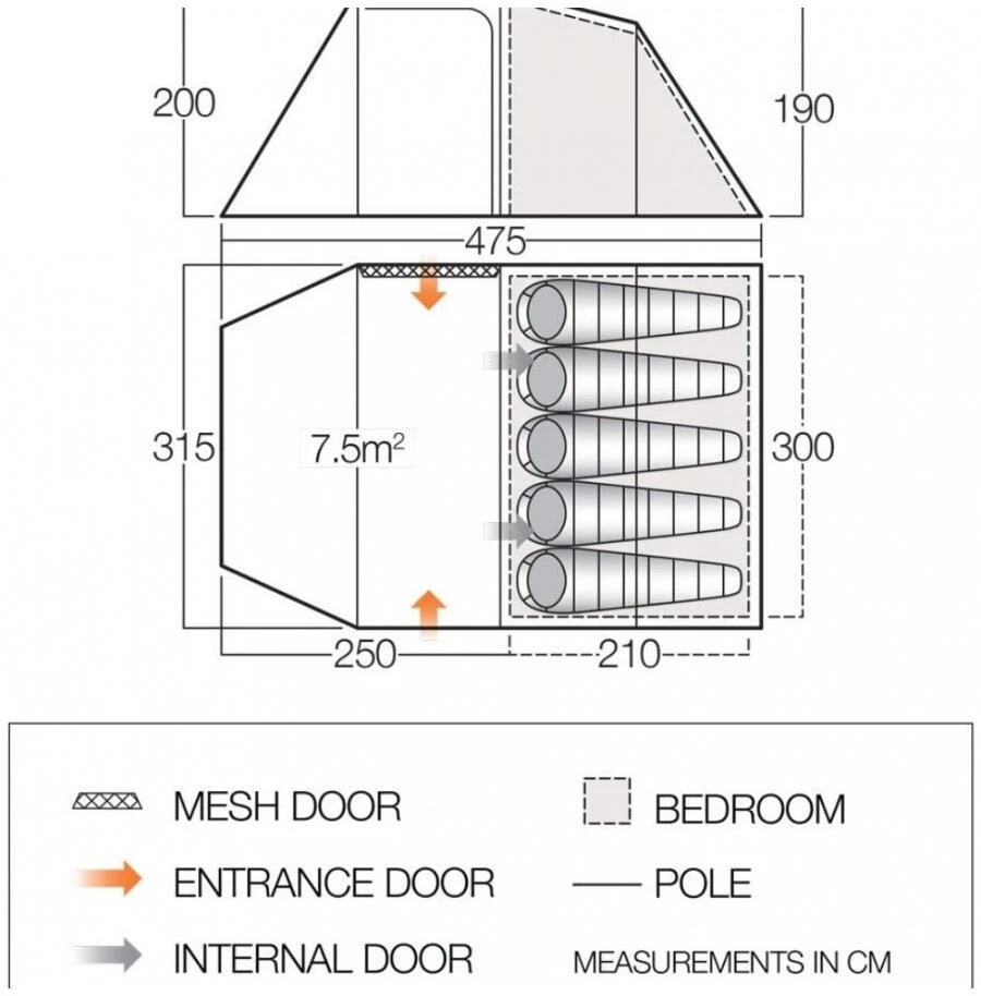 Vango Beta 550XL CLR 2 Vango Beta 550XL CLR - Image 2