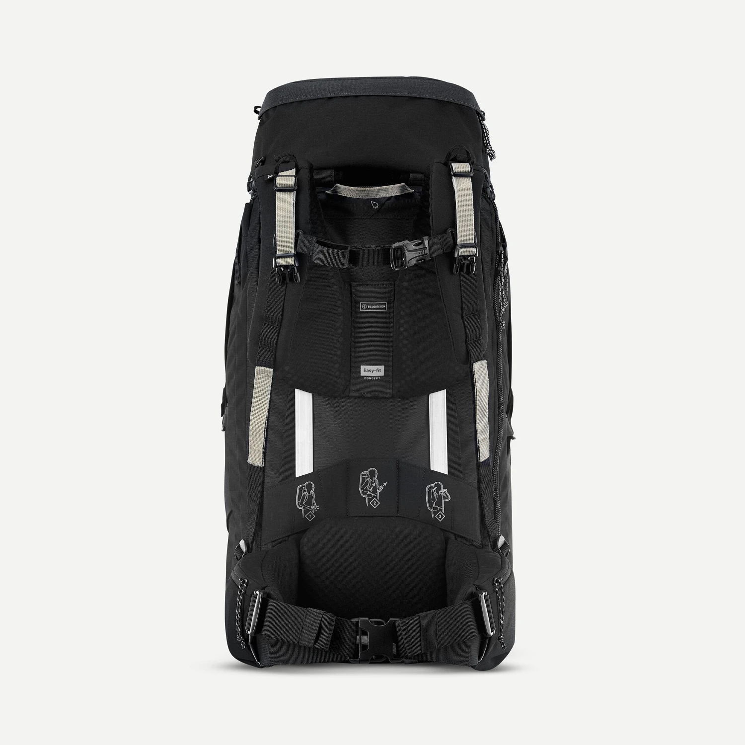 MEN’S TRAVEL TREKKING BACKPACK TRAVEL 900 50+6 L WITH SUITCASE OPENING 8 MEN’S TRAVEL TREKKING BACKPACK TRAVEL 900 50+6 L WITH SUITCASE OPENING - Image 8