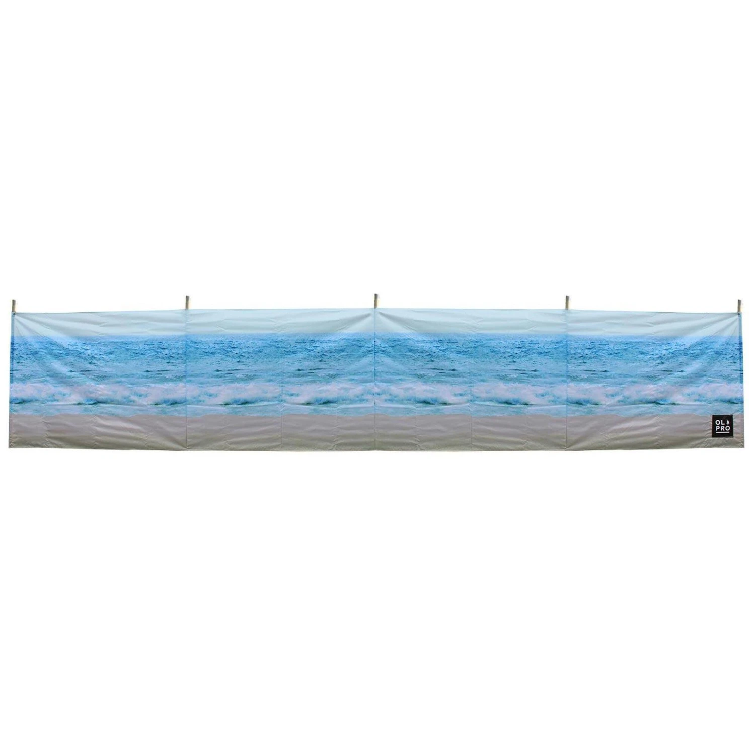 OLPRO The Beach 5 Pole Wooden Windbreak 1 OLPRO The Beach 5 Pole Wooden Windbreak