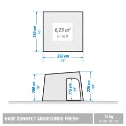 Quechua 6 Person Inflatable Camping Shelter 16 Quechua 6 Person Inflatable Camping Shelter -Outdoor Camping Store k62146d9c06fc868e43a84ebe4a210b04