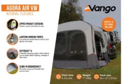 Vango Agora Air VW Drive Away Awning - Sentinel Sport -Outdoor Camping Store k76c601c459480fb0a376f23a819eee8e