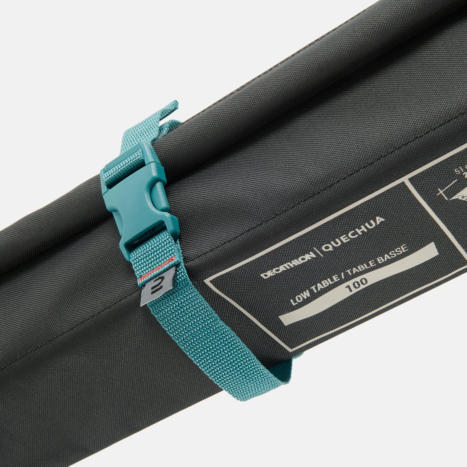 Quechua LOW FOLDING CAMPING TABLE MH100 Grey 8 Quechua LOW FOLDING CAMPING TABLE MH100 Grey - Image 8