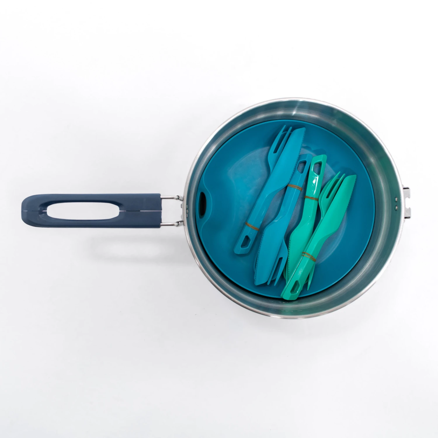 Quechua Hiker's Camping Stainless Steel Cooking Set MH100 4 Person (2.6 L) 5 Quechua Hiker's Camping Stainless Steel Cooking Set MH100 4 Person (2.6 L) - Image 5