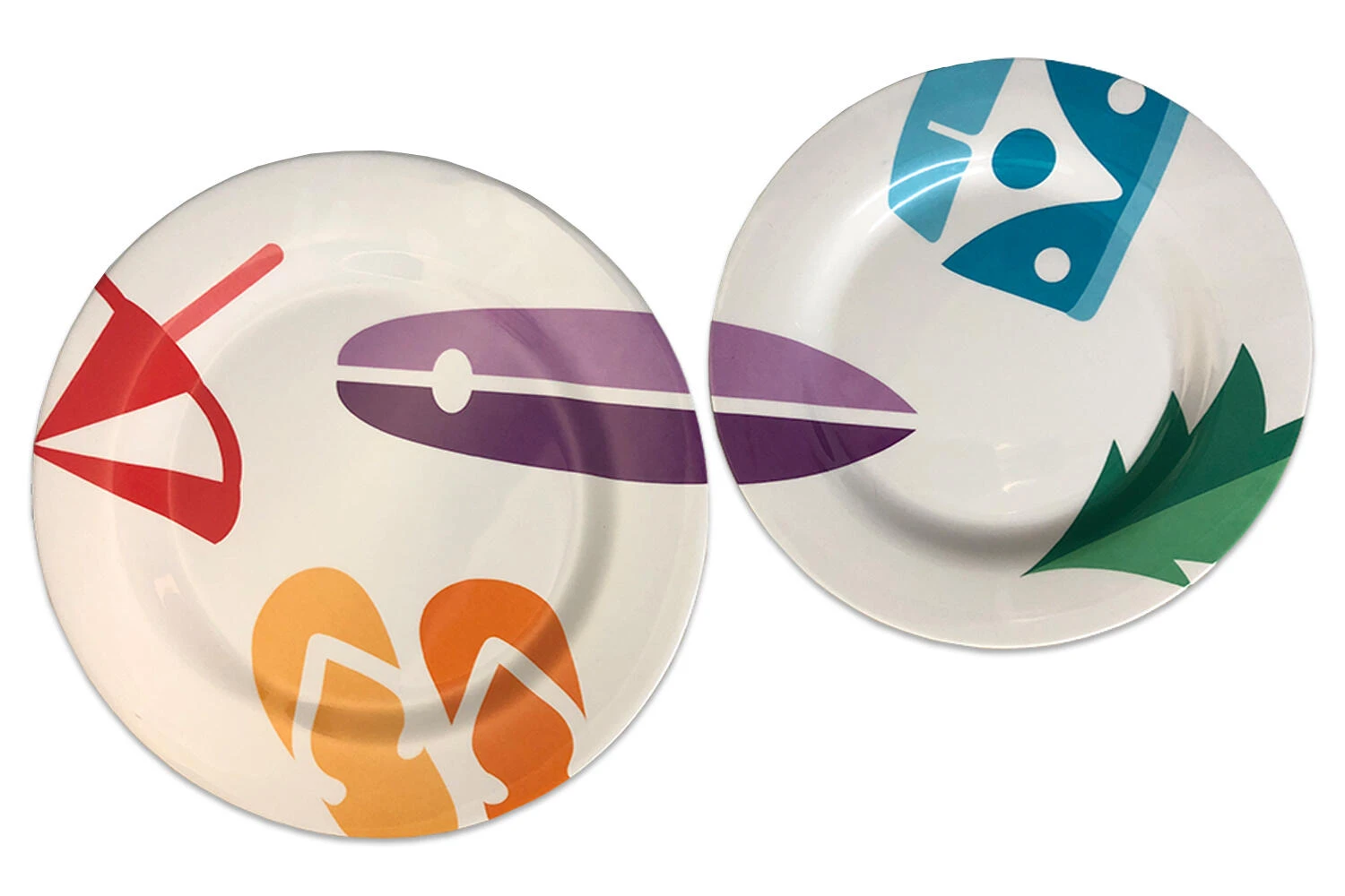 OLPRO Spring Bay Melamine Set (8 Piece) 2 OLPRO Spring Bay Melamine Set (8 Piece) - Image 2