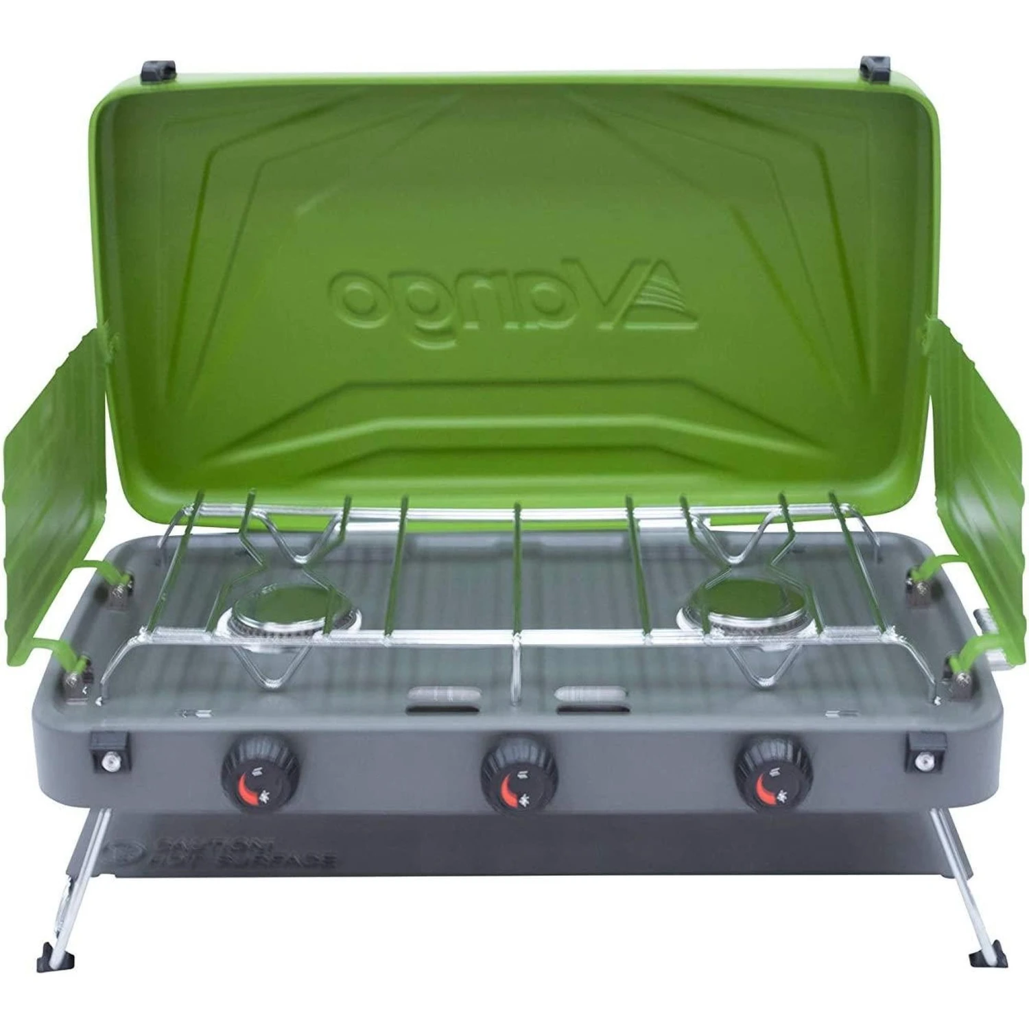 Vango Combi Compact IR Grill For Camping Herbal Green 1 Vango Combi Compact IR Grill For Camping Herbal Green