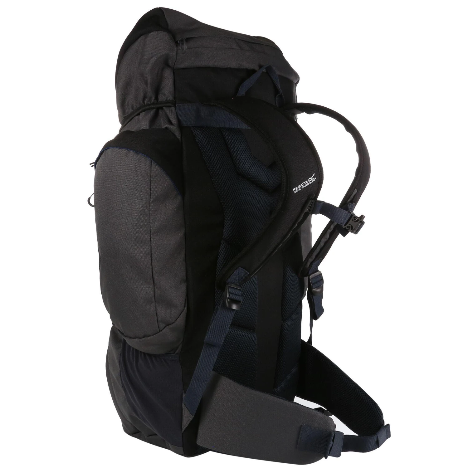Regatta Highton 65L Hiking Backpack (Black/Ebony) 2 Regatta Highton 65L Hiking Backpack (Black/Ebony) - Image 2
